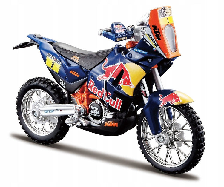 Bburago ktm 450 rallye vélo 1:18 modèle jouets