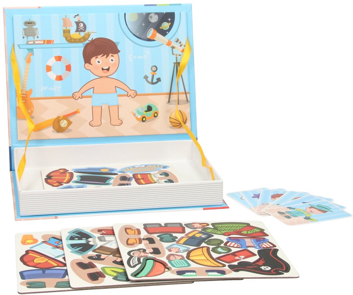 Livre magnétique - tenues garçon, 59 pcs.