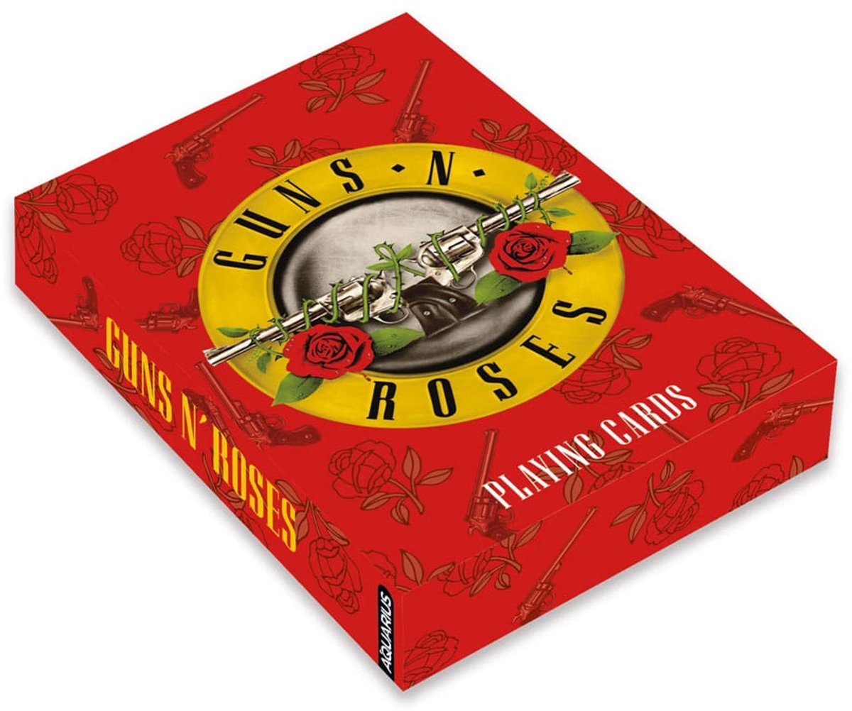 Aquarius guns n roses - cartes à jouer - jeu de cartes à jouer