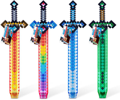 Épée pixel pour jeu de rôle Xshot - 4 pièces zuru