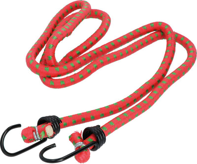 Sangle à bagages Carpoint 150 cm – ø10 mm – avec crochets – Tüv GS – hautement élastique – pour transport de voiture, vélo