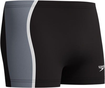 Short de bain sport homme Speedo solid splice aqua short - noir gris