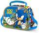 Karactermania - sonic - sac à lunch thermique 3D avec attache chariot - snack - bleu