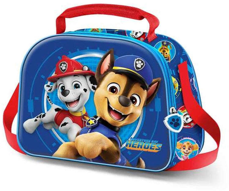 Karactermania - Paw Patrol - Sac à lunch thermique 3D avec attache chariot - Snack - Bleu