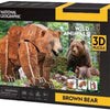 Puzzle de Fun 3d Cubic National Geographic Brown Bear