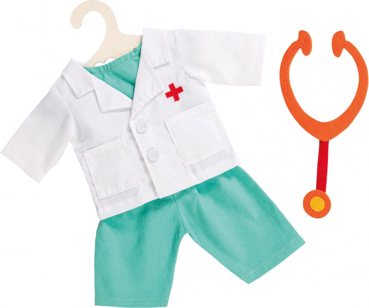 HELSS DOLLS Doctor tenue avec stéthoscope, 28-35 cm