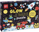 Puzzle pour enfants Apli - voyage spatial qui brille dans le noir