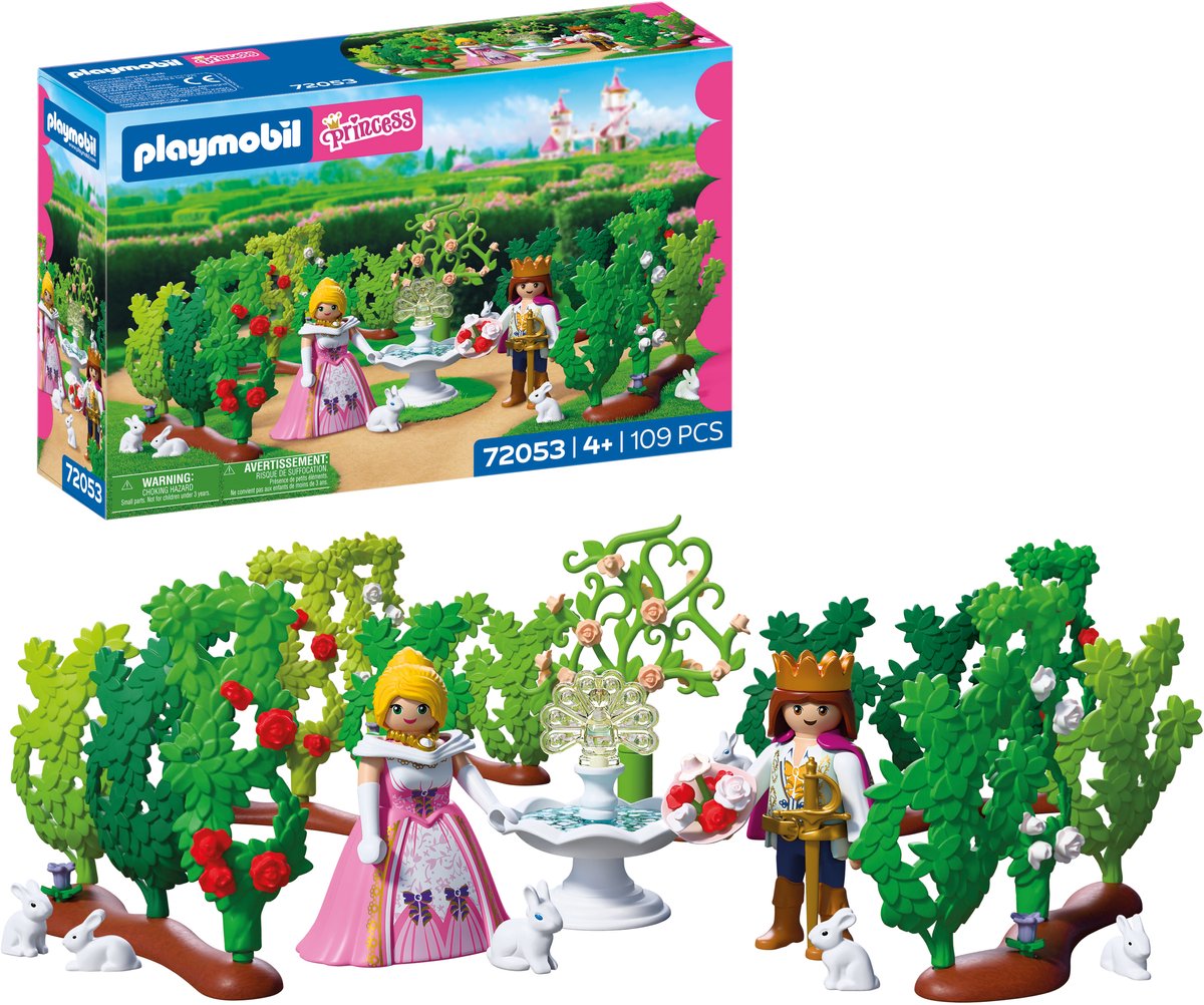 Playmobil | princesse | labyrinthe royal | prince et princesse avec labyrinthe réglable | stimule la créativité | jouets princesse pour enfants à partir de 4 ans | 72053
