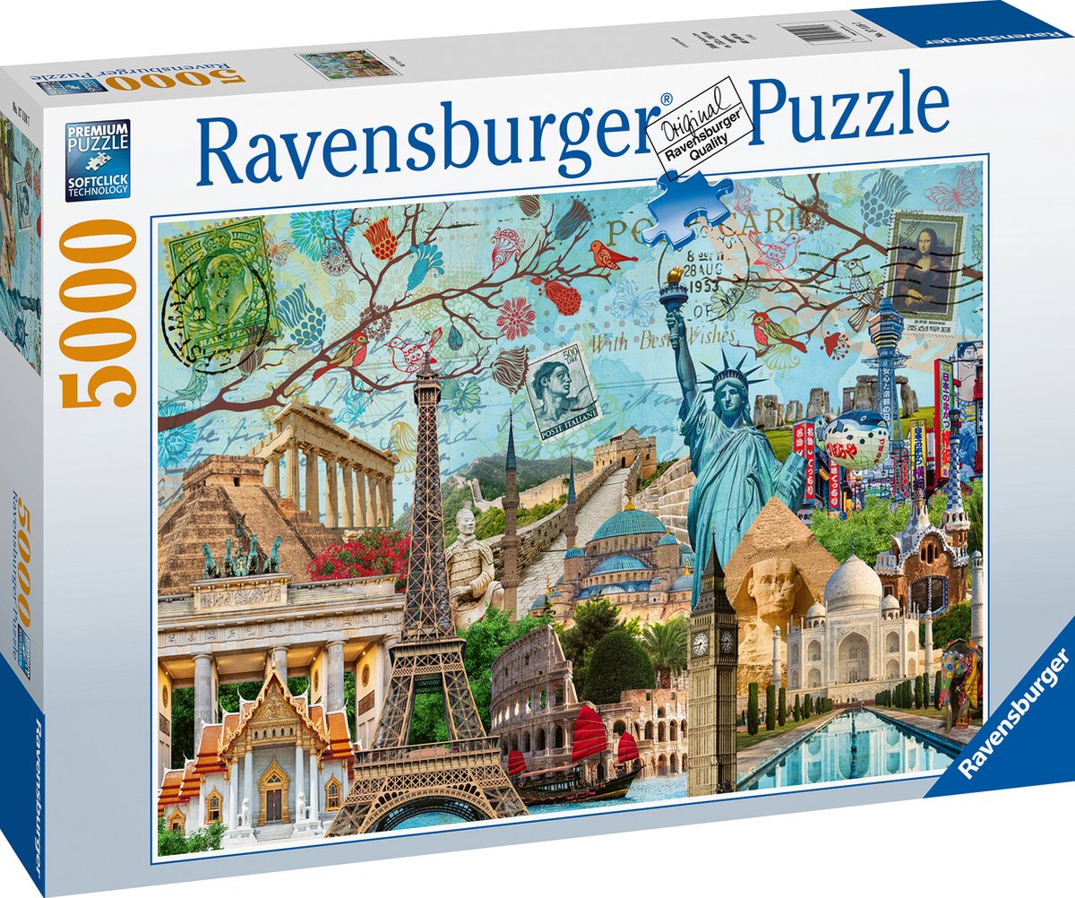 Ravensburger joue Puzzle City Collage, 5000st.