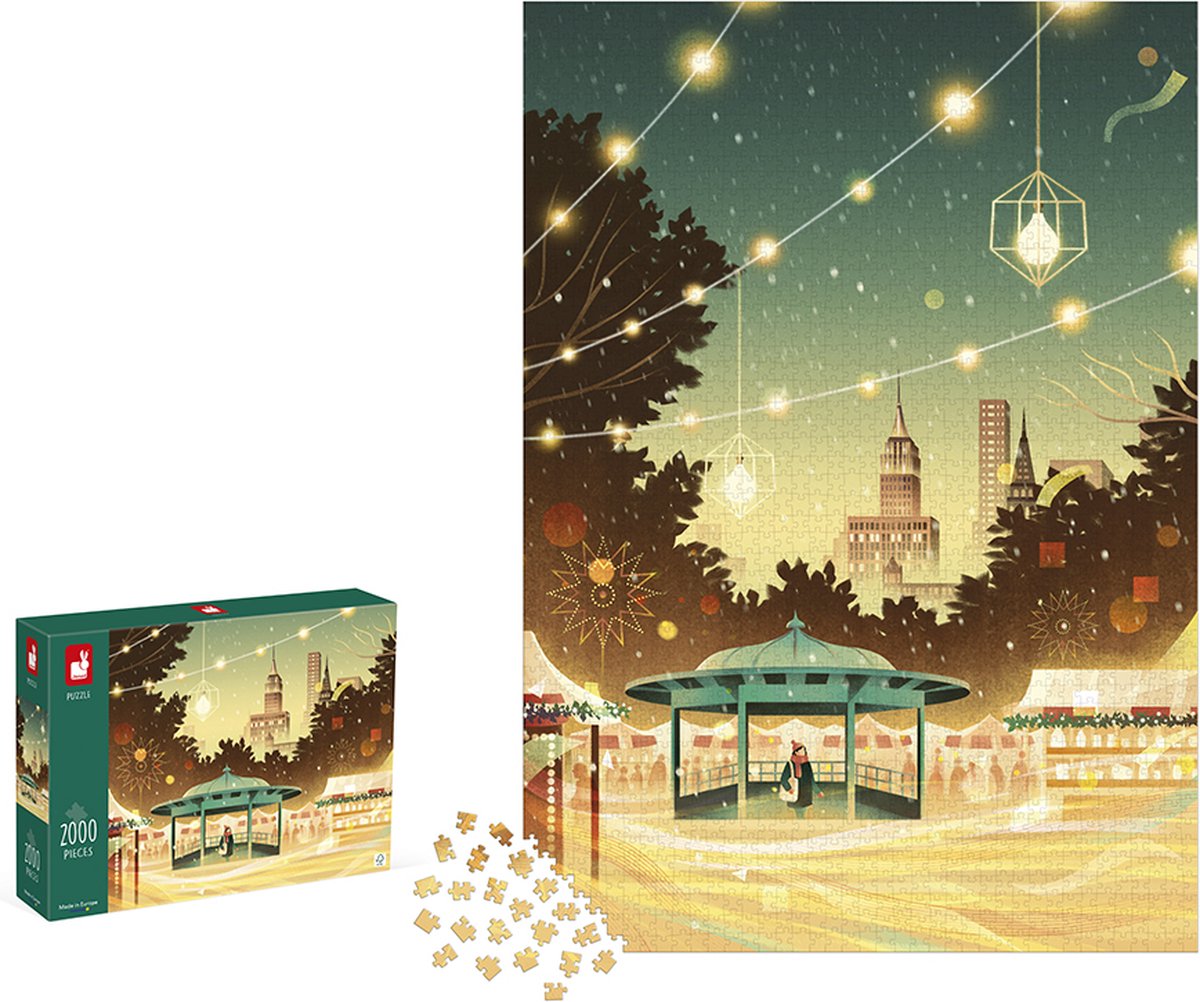 Janod - puzzle kidult - une nuit à new york - 2000 pièces