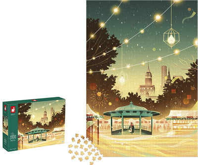 Janod - puzzle kidult - une nuit à new york - 2000 pièces