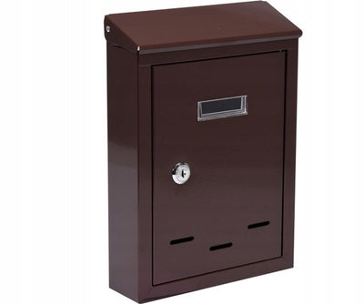 Boîte aux lettres Vorel avec 2 clés - marron - 285x200x60 mm