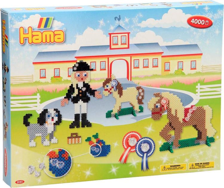 Hama Iron Beads Set Horse Show 4000 Paps