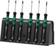 Jeu de micro-tournevis Wera 6 pièces + support - 2050 6