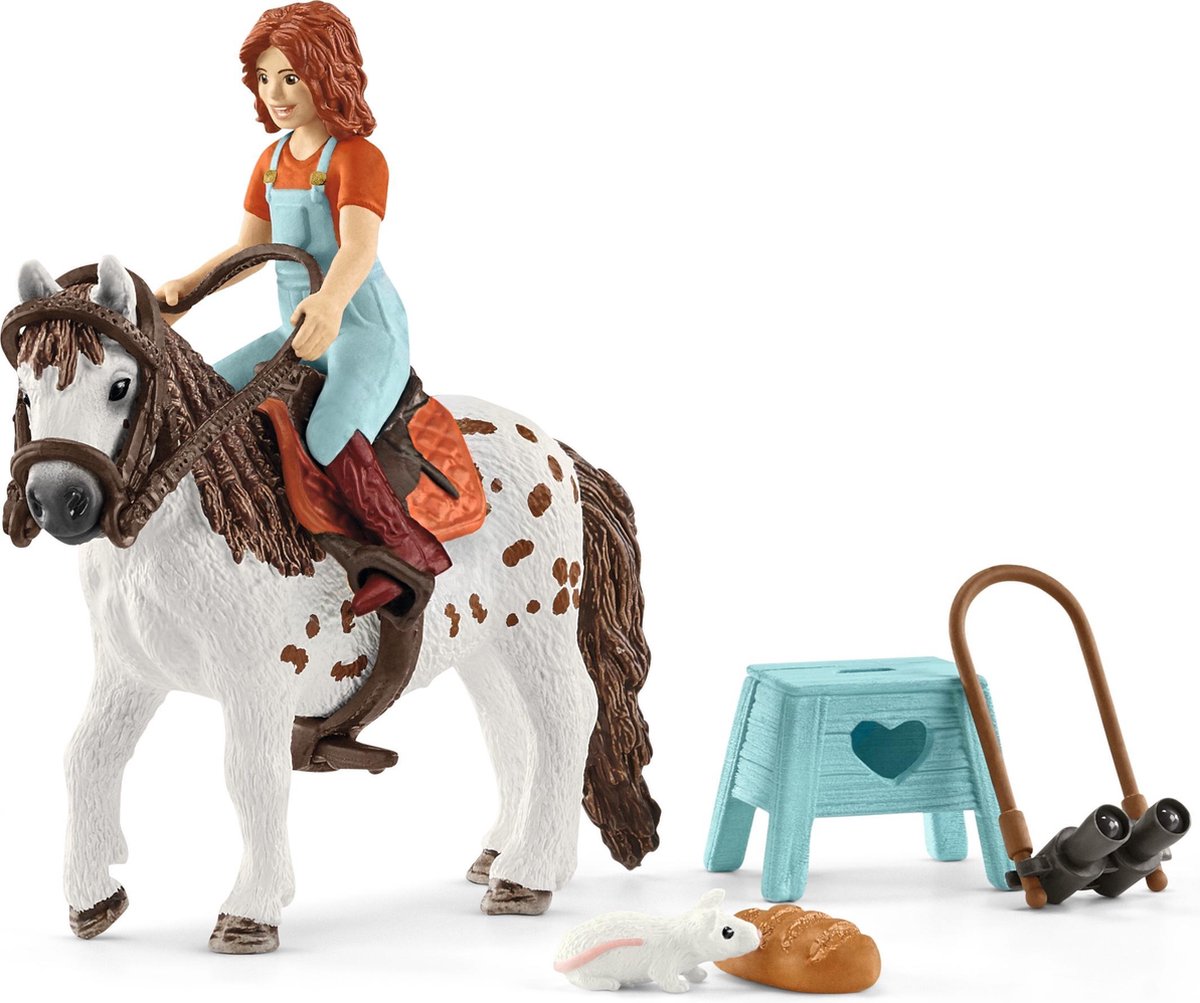 Schleich Horse Club Mia et Spotty + Accessoires