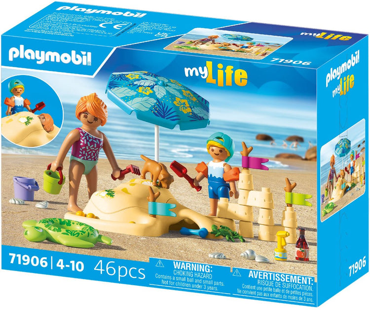 Playmobil 71906 Pleasage de la famille sur la plage