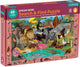 Puzzle d'objets cachés Mudpuppy - Safari africain - 59x39cm - 64 pièces - 4 ans