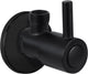 Robinet d'angle Differnz noir mat - avec rosace - mitigeur de WC