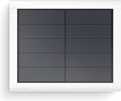 Panneau solaire Ring - USB-C - blanc - accessoire pour caméra de sécurité - panneau solaire pour Spotlight Cam Plus et Spotlight Cam Pro