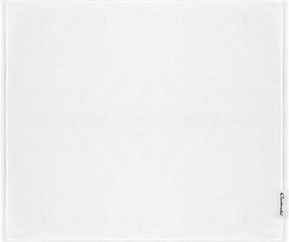 Tapis de bain dimanches Cendrillon - tapis de douche - 100% coton - 50x60cm - blanc