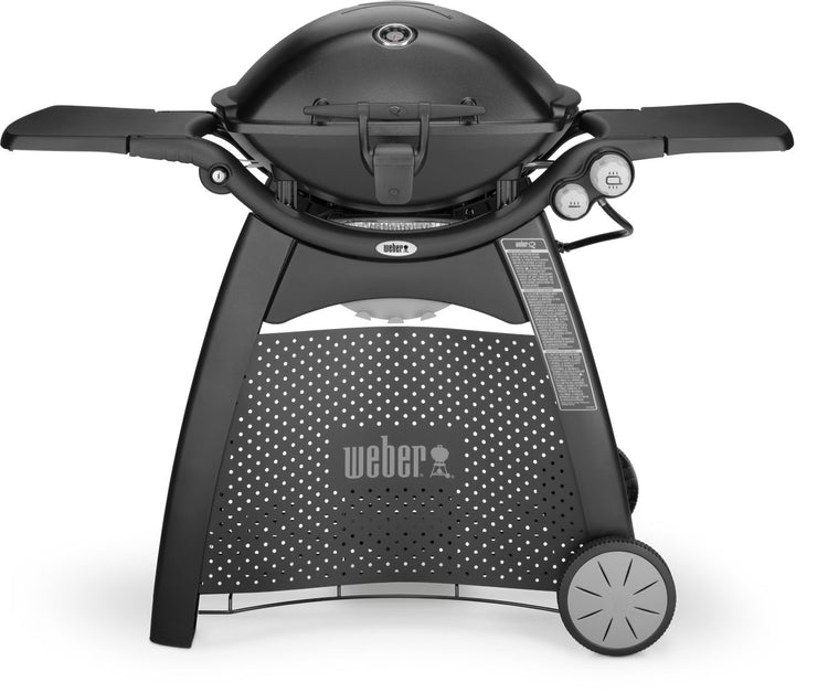 Weber q 3200 - base premium - barbecue gaz 6400w - noir