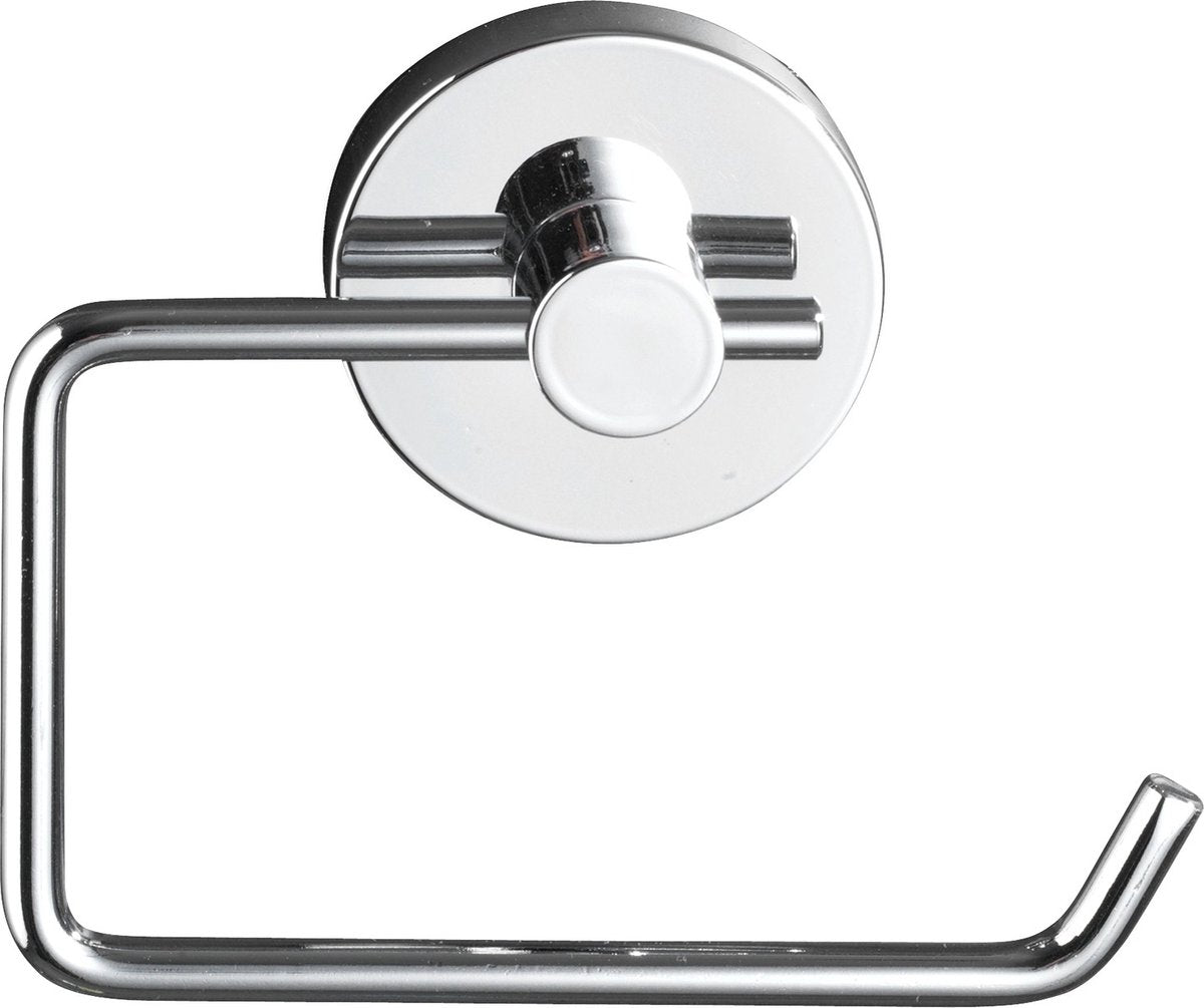 Wenko Vacuum-Loc Porte-rouleau de papier toilette Milazzo Chrome - Porte-rouleau de papier toilette - Fixation sans perçage