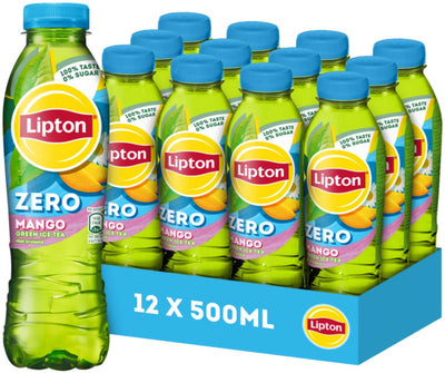 Lipton thé glacé mangue verte zéro pet (12x50cl)