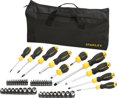 Jeu de tournevis Stanley 48 pièces avec étui - stht0-70887