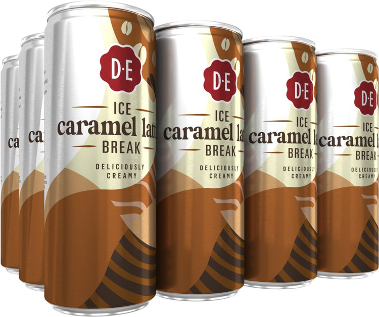 Douwe Egberts café glacé latte caramel glacé - 12 x 250 ml