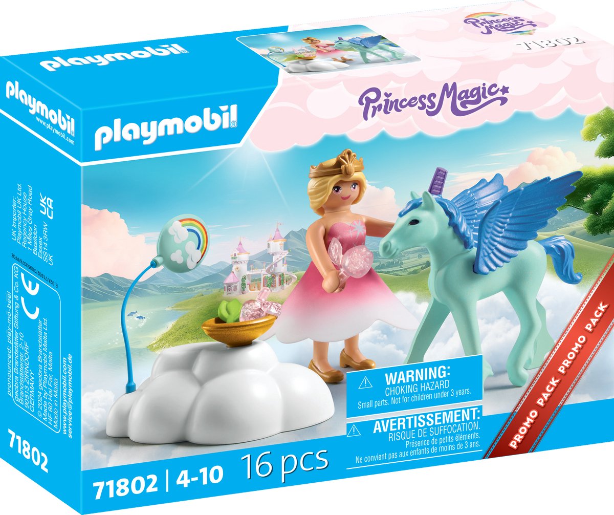 Playmobil princesse magie promo fête d'anniversaire de Pegasus 71802