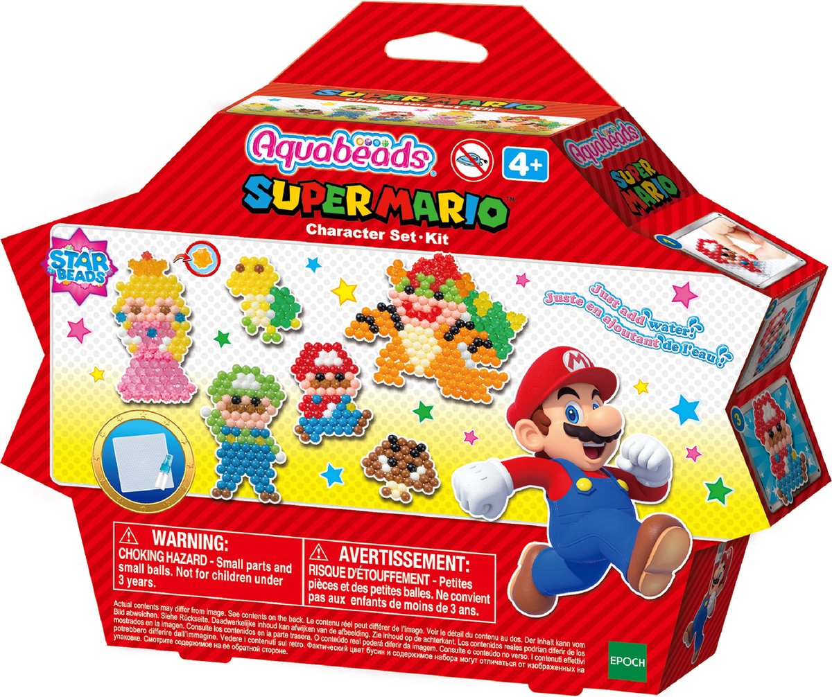 Epoch Aquabeads 31946 Super Mario Set avec des perles d'étoiles