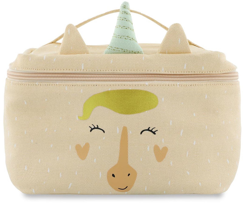 Sac à lunch Trixie - Mme. licorne - sac isotherme pour enfants - avec étiquette nominative - sac thermique pour le déjeuner - rose