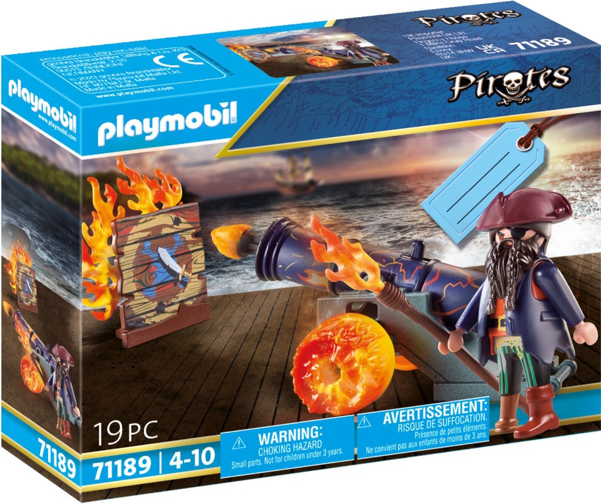 Playmobil Pirates 71189 Pirate avec canon
