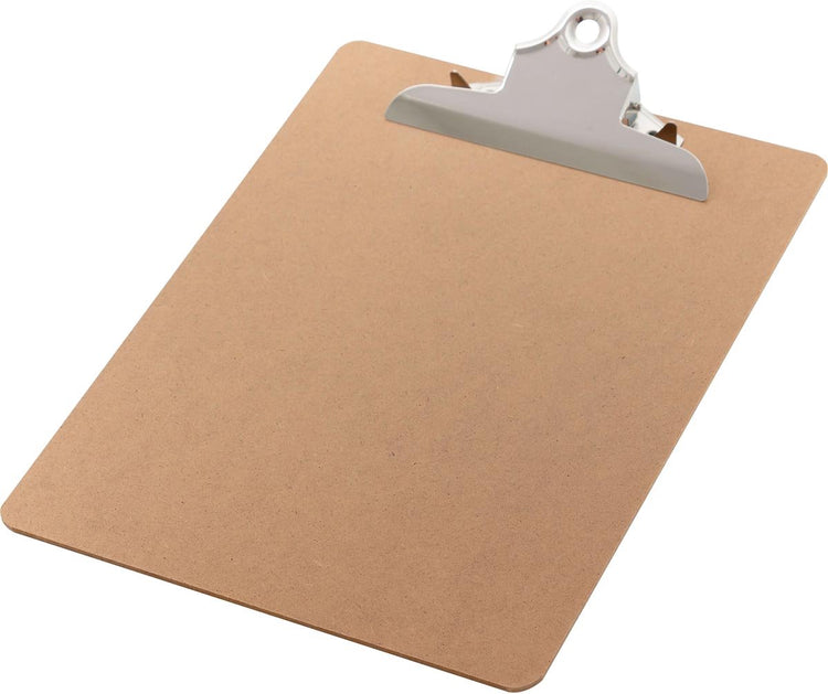 Plaque de serrage Q-connect | carton isorel | pi a4 | debout | marron