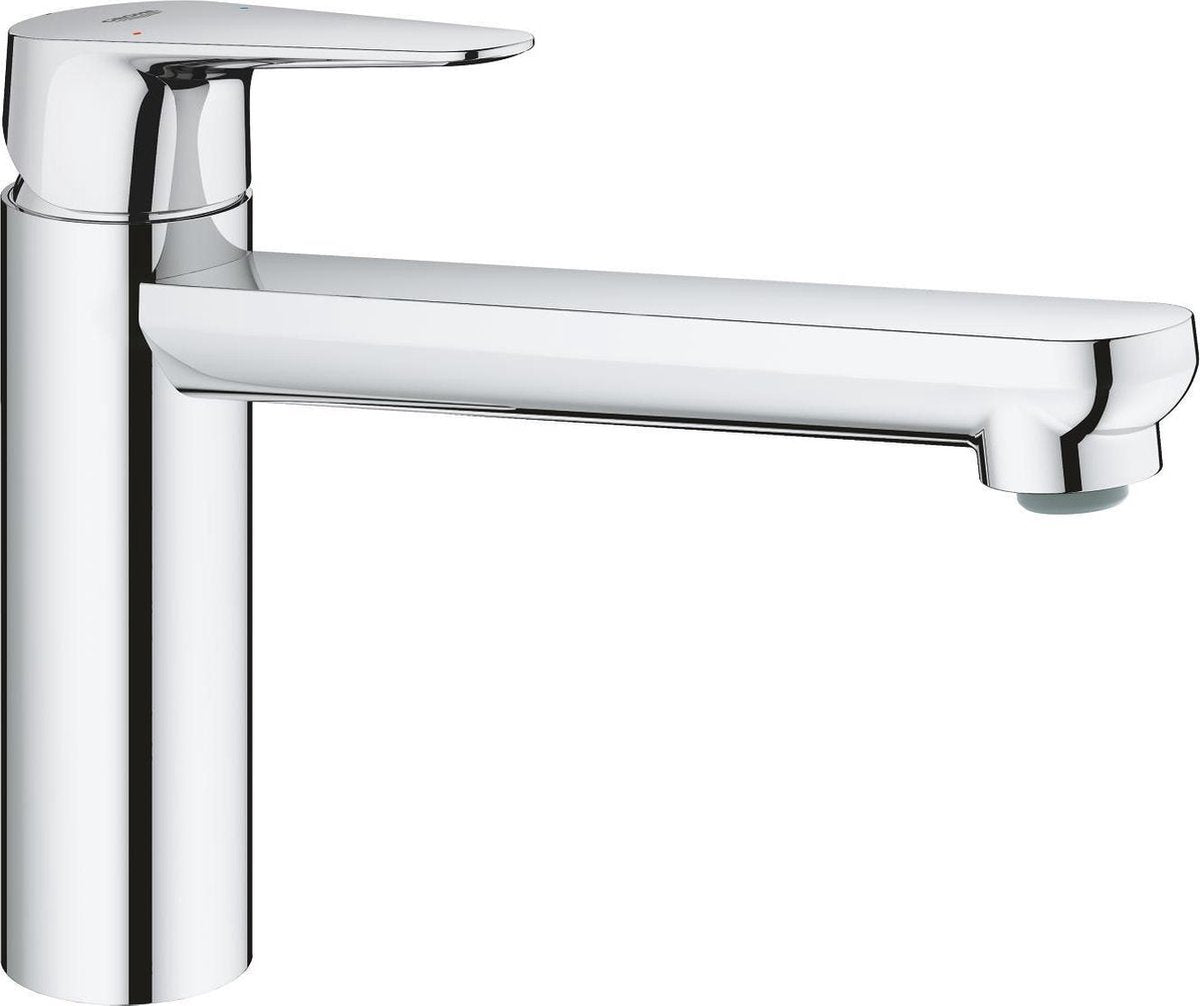 Robinet de cuisine Grohe baucurve - bec moyen - chrome - 31715000