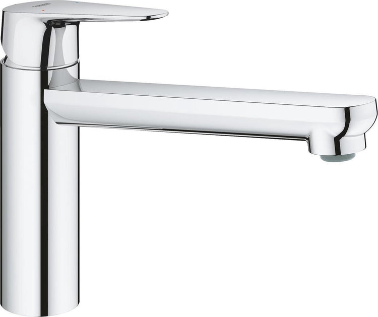 Robinet de cuisine Grohe baucurve - bec moyen - chrome - 31715000