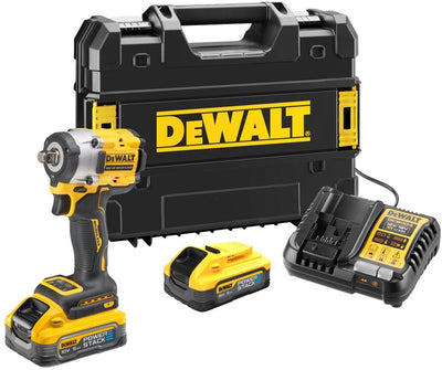 Dewalt DCF921H2T-QW - Clé à chocs sans fil sans balais XR 18 V | avec bague de friction | 1 2 | 2 piles électriques de 5,0 Ah | dans le tstak dcf921h2t-qw