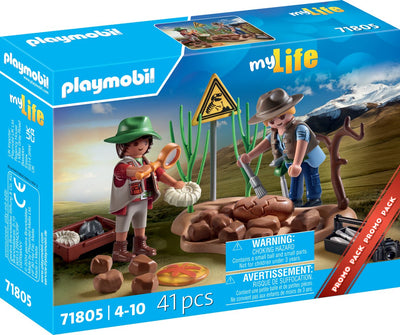 Playmobil faune promo fouilles archéologiques 71805