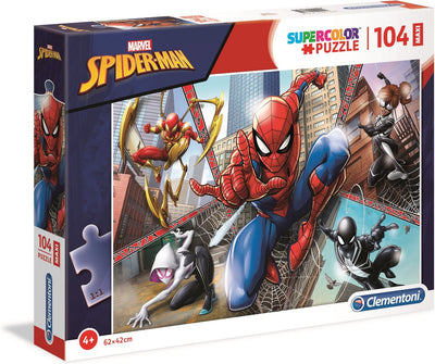Clementoni Jigsaw Puzzle Super Color Maxi Spiderman, 104st.