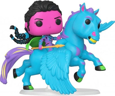 Funko les Avengers - Avengers : Endgame Pop ! rides deluxe valkyrie's flight (blacklight) figurine collector 9 cm - multicolore