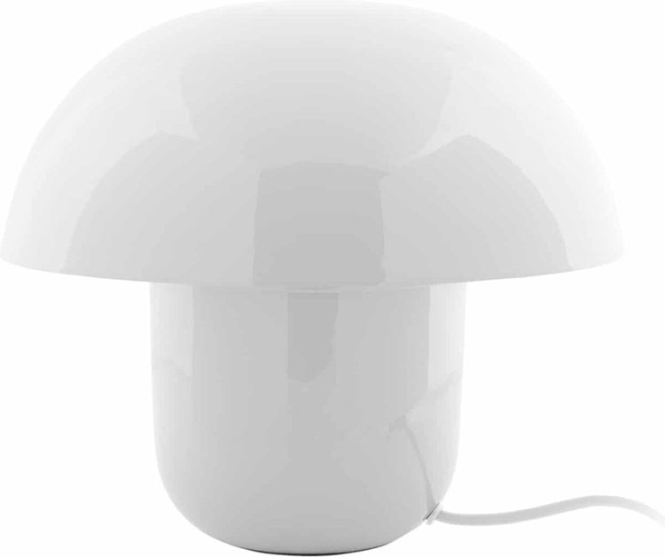 Lampe de table Leitmotiv gros champignon - blanc - 29x29x25cm - scandinave
