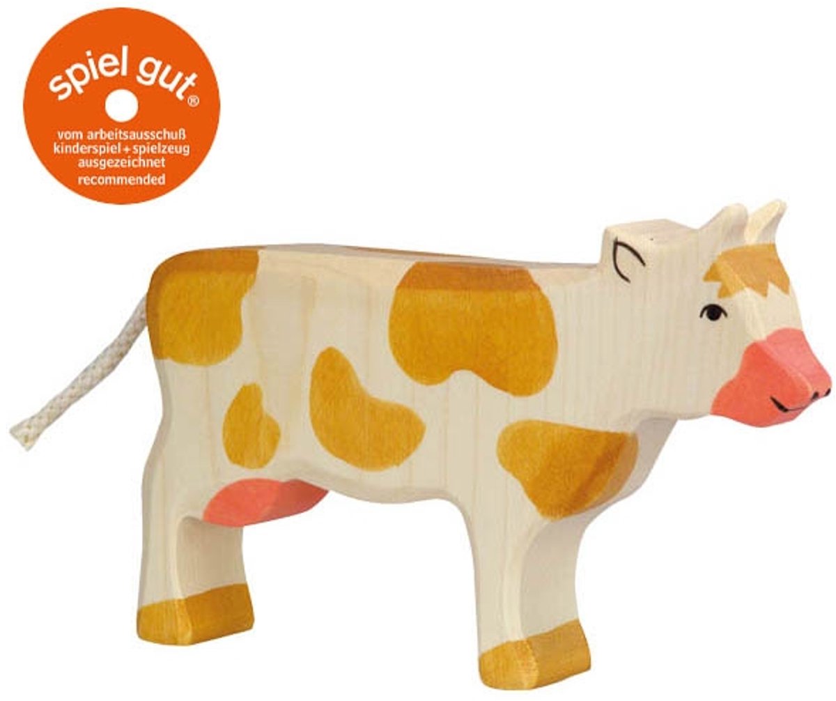 Holztiger Holztiger en bois brun vache