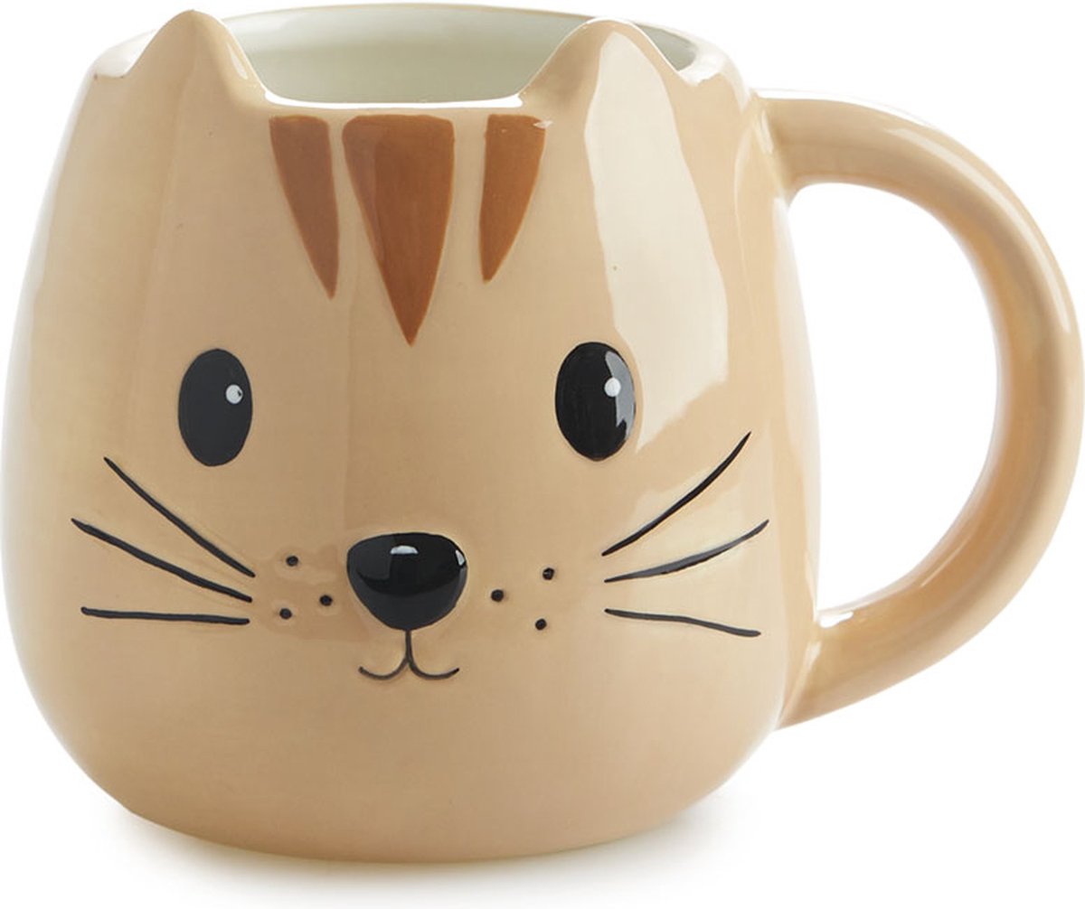 Balvi sac mug kitty chat orange 400ml avec anse