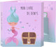 Toothwonders - la sirène - livre de collection de dents avec fermeture magnétique