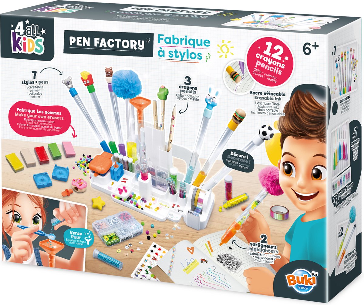 Buki france buki - fabrique de stylos - fabrique de stylos - laboratoire de stylos - jouets créatifs