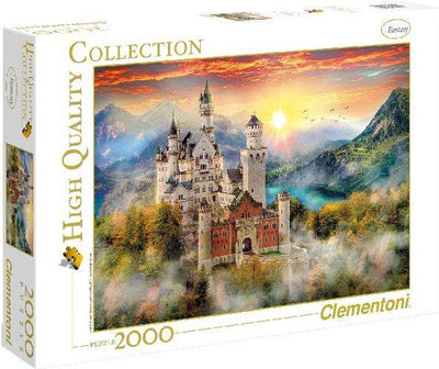 Clementoni - puzzle - 2000 pièces - Château de Neuschwanstein - puzzle pour adultes - haute qualité
