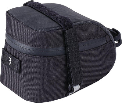 Bbb cycling easypack sacoche de selle vélo 0,64 litre - sac de vélo de route - sac de vélo - résistant à l'eau - noir - taille m - bsb-31m