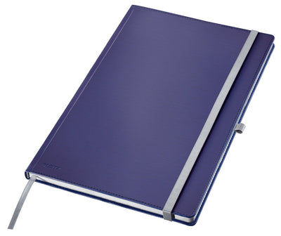 Carnet de style Leitz A4 ligné - avec couverture rigide - papier 100 grammes - bleu titane