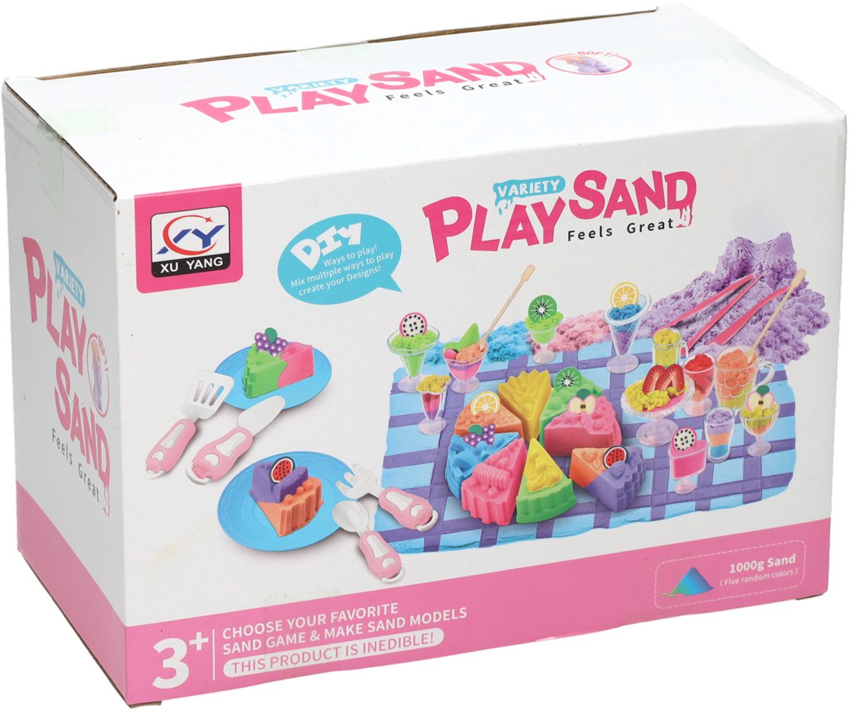 Jouer aux gâteaux de sable, desserts avec tapis de jeu, 1kg