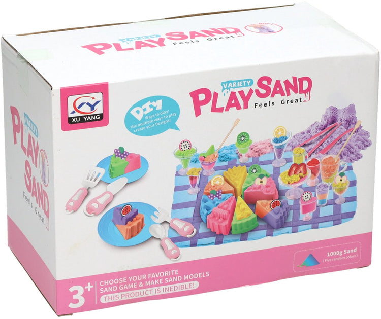 Jouer aux gâteaux de sable, desserts avec tapis de jeu, 1kg